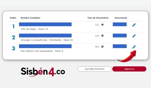 www sisben com actualizar datos